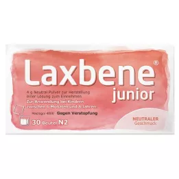 LAXBENE junior 4 g Nøytral PLE Kdr.6 man.-8 år, 30X4 g