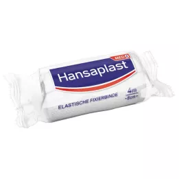 HANSAPLAST elastisk fikseringstape kreppet 8 cmx4 m, 1 stk