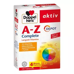DOPPELHERZ A-Z komplette depottabletter, 120 stk