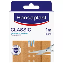 HANSAPLAST Klassisk gips 8cm x1 m, 1 stk