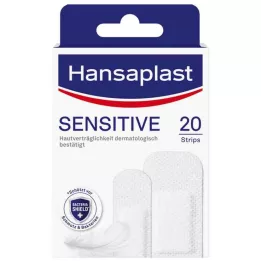 HANSAPLAST Sensitive Gips Hypoallergene Strips, 20 stk