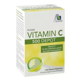 VITAMIN C 500 mg Depottabletter, 120 stk