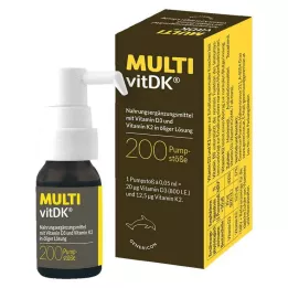 MULTIVITDK Oppløsning Vitamin D3+K2, 10 ml