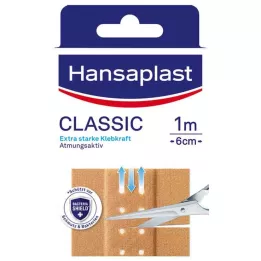 HANSAPLAST Klassisk gips 6 cmx1 m, 1 stk