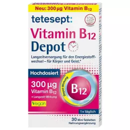 Tetesept Vitamin B12 Depot 300 μg filmdrasjerte tabletter, 30 stk