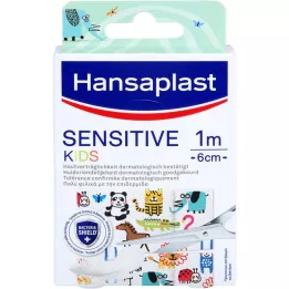 HANSAPLAST Sensitive Children Plaster 6 Cmx1 M, 1 stk