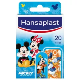 HANSAPLAST Barnegipsstrimler Mickey & Friends, 20 stk