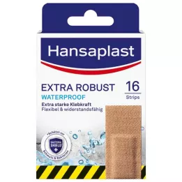 HANSAPLAST ekstra robuste vanntette gipslister, 16 stk