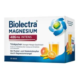 Biolectra Magnesium 486 mg intenst drikkepulver Ora-Man., 20 stk