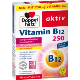 DOPPELHERZ Vitamin B12 250 Aktive tabletter, 30 stk