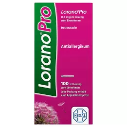 LORANOPRO 0,5 mg/ml mikstur, 100 ml