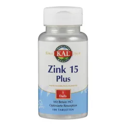 Zinc 15 Plus tabletter, 100 stk