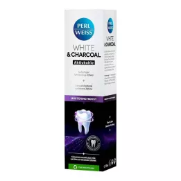 PERLWEISS White &amp; Charcoal tannkrem, 75 ml