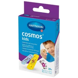cosmos® barneplaster for barn 2 størrelser, 20 stk