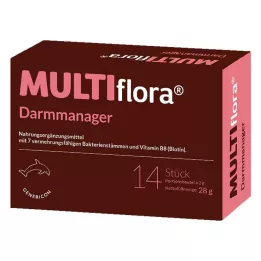 MULTIFLORA Darmmanager-vesker, 14 stk