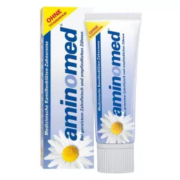 AMINOMED Kamilleblomst tannkrem uten titandioksid, 75 ml
