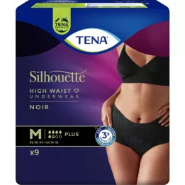 TENA SILHOUETTE Plus M Noir, 9 stk