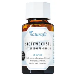 Naturafit Metabolism Bitter Substances + Choline Capsules, 60 stk