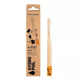 NACHHALTIGE Mouse Kids Tannbørste Bamboo Orange Soft, 1 stk