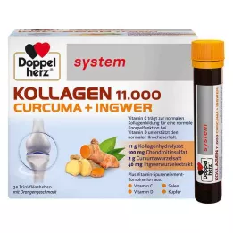 DOPPELHERZ Kollagen 11 000 Curcuma+Ingw.system TRA, 30X25 ml