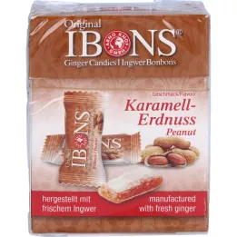 Ibons ingefær Peanut Kaububbons boks, 60 g
