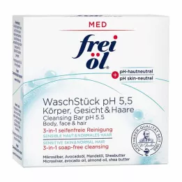 FREI ÖL Wash Bar pH 5,5 Kroppsansiktshår, 90 g