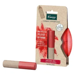 Kneipp farget leppepleie naturlig rød, 3,5 g
