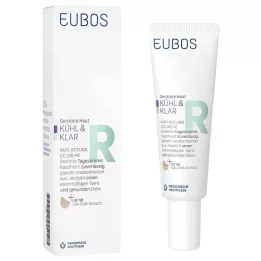 EUBOS KÜHL & KLAR Anti-rødhet CC Krem LSF 50, 30 ml