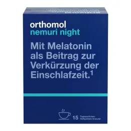Orthomol nemuri nattgranulat, 15X10 g