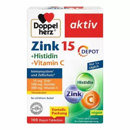 DOPPELHERZ Sink+Histidin Depottabletter aktive, 100 stk