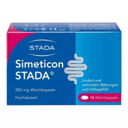 SIMETICON STADA 280 mg myke kapsler, 16 stk