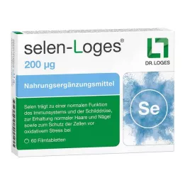 SELEN-LOGES 200 µg filmdrasjerte tabletter, 60 stk