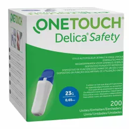 ONE TOUCH Delica Safety engangsprikker 23 G, 200 stk