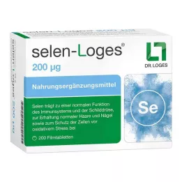 SELEN-LOGES 200 µg filmdrasjerte tabletter, 200 stk