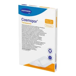 Cosmopor transparent filmdressing 9x15 cm steril, 5 stk
