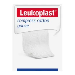 Leukoplast kompress Bomullsgaze st.10x10cm 12f, 25X2 stk