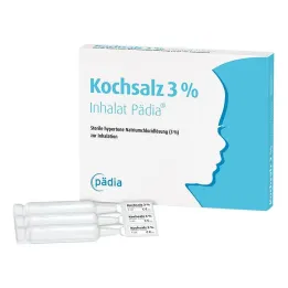 Bordsalt 3 % inhalerende pediatriske ampuller, 60x4 ml