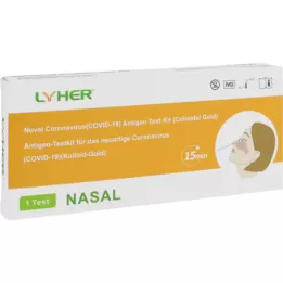 LYHER Hurtig antigentest nesepinne, 1 stk