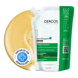 Vichy Dercos anti-flasshampo for tørr hodebunn, 500 ml