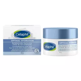 CETAPHIL Optimal Hydration revitaliserende nattkrem, 48 g
