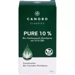 CANOBO Ren 10 % Bio CBD Munnspray, 10 ml
