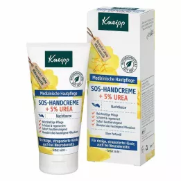KNEIPP SOS-Håndkrem+5% Urea nattlys, 50 ml