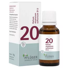 BIOCHEMIE Pflüger 20 Kaliumaluminium.svovel.D 12 Gl., 15 g