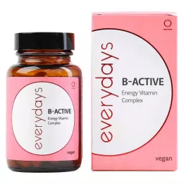 EVERDAYS B-Active Energy Vitamin Complex veganske kapsler, 60 stk