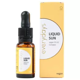 EVERDAYS Liquid Sun vegansk D3+K2 olje, 20 ml