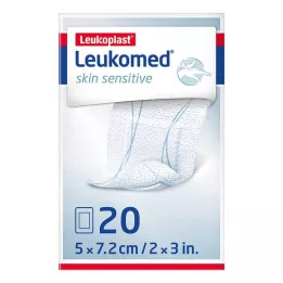 LEUKOMED hudsensitiv steril 5x7,2 cm, 20 stk