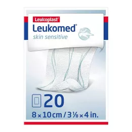 LEUKOMED hudsensitiv steril 8x10 cm, 20 stk