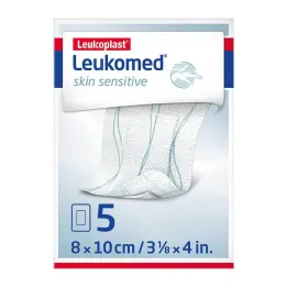 Leukomed® hudsensitiv 8x10 cm, 5 stk
