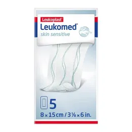Leukomed® hudsensitiv 8x15 cm, 5 stk