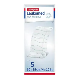 Leukomed® hudsensitiv 10x25 cm, 5 stk